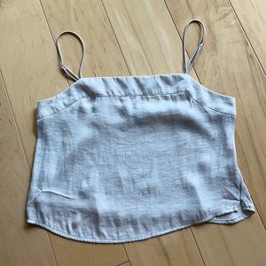 Urban Outfitters Tan Silky Tank